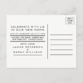 Citrus House Logo, Housewarming Party Invitation Uitnodiging Briefkaart (Achterkant)