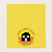 Citrus House Logo, wijziging adreskaart Visitekaartje (Buitenkant ongevouwen)