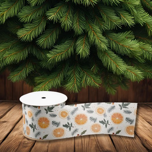 Citrus Hygge Christmas Satijnen Lint