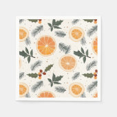 Citrus Hygge Christmas Servet (Voorkant)