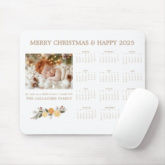 Citrus Hygge Kerstkalender Muismat (Met muis)
