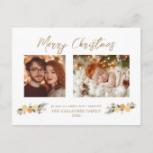 Citrus Hygge Kerstverhaal Feestdagenkaart (Voorkant)