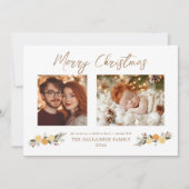 Citrus Hygge Kerstverhaal Flat Holiday Kaart (Voorkant)