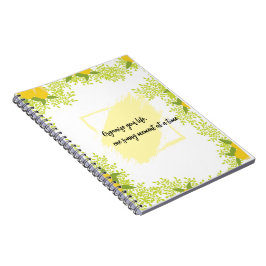 Citrus-Inspired Motivational  Notitieboek