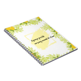 Citrus-Inspired Motivational  Notitieboek