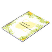 Citrus-Inspired Motivational  Notitieboek (Linkerzijde)