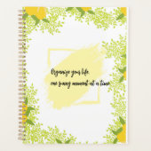 Citrus-Inspired Motivational  Planner (Voorkant)