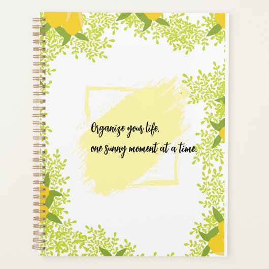 Citrus-Inspired Motivational  Planner (Voorkant)