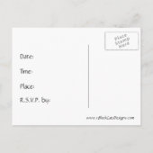 Citrus Invitation Briefkaart Flip Flop Citrus (Achterkant)