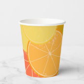Citrus Joy Paper Cups Papieren Bekers (Achterkant)