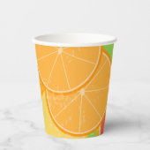 Citrus Joy Paper Cups Papieren Bekers (Voorkant)