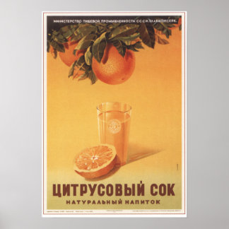 Citrus Juice Poster