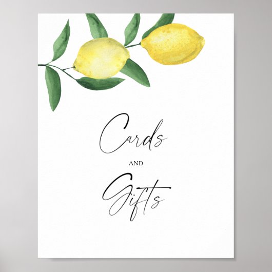 Citrus - Kaarten en cadeaus Poster (Voorkant)