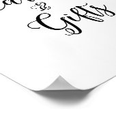 Citrus-Kaarten en cadeautjes-partij Poster (Hoek)