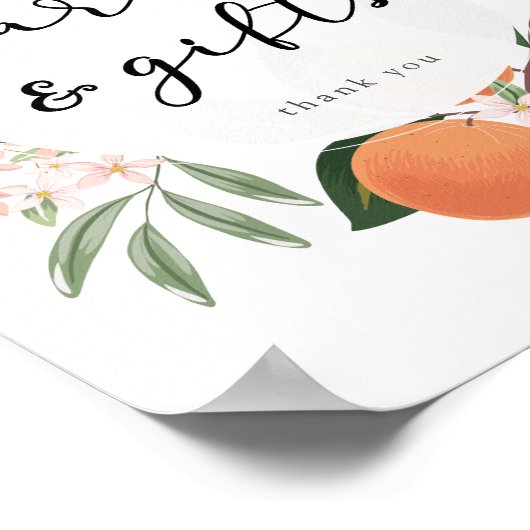 Citrus Kaarten- en Gifts-teken Poster (Hoek)