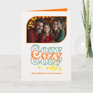 Citrus Kersttrui Sfeervolle Retro Kerst Foto Feestdagen Kaart