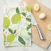 Citrus Keuken Theedoek - Recept Ontwerp (Quarter Fold)