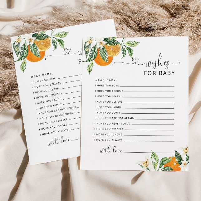 Citrus kleine wensen voor baby (Creator heeft geüpload)