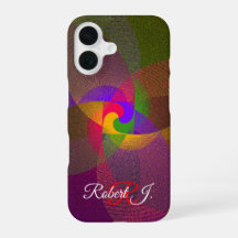 Citrus Kleur Mix Geometrische iPhone 16 Hoes