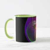 Citrus Kleur Mix Geometrische Koffiemok Mok (Links)