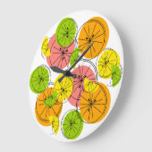 Citrus-klok rond grote klok (Hoek)