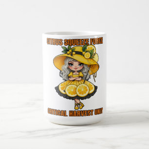 Citrus Kneedruk Kritische Oogsteenheid Koffiemok