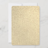 Citrus Krans Gold Glitter Afstuderen Kaart (Achterkant)