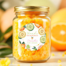 Citrus kreeg echt Waterverf Baby shower