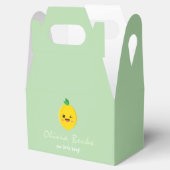 Citrus Lemon Baby shower Bedankdoosjes (Geopend)