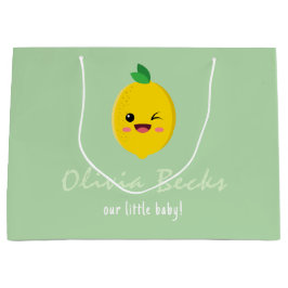 Citrus Lemon Baby shower Groot Cadeauzakje