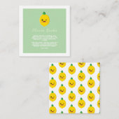 Citrus Lemon Baby shower Informatiekaartje (Voorkant / Achterkant)