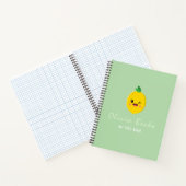 Citrus Lemon Baby shower Notitieboek (Binnen)