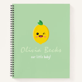 Citrus Lemon Baby shower Notitieboek