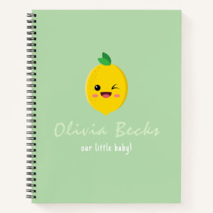 Citrus Lemon Baby shower Notitieboek