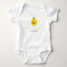Citrus Lemon Baby shower Romper