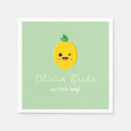 Citrus Lemon Baby shower Servet