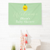 Citrus Lemon Baby shower Spandoek (Insitu)