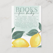 Citrus Lemon Book Request for Baby Kaart Insert (Voorkant)