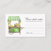 Citrus Lemon - Date night ideas \ Date jar  Informatiekaartje (Voorkant)