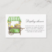 Citrus lemon - Display shower Informatiekaartje (Voorkant)