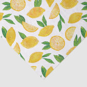 Citrus Lemon Fruit Patroonpapier Tissuepapier (Detail)