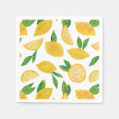 Citrus Lemon Fruit Servet (Voorkant)