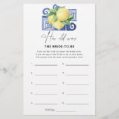 Citrus lemon - Hoe oud was de bruid om mee te spel (Voorkant)