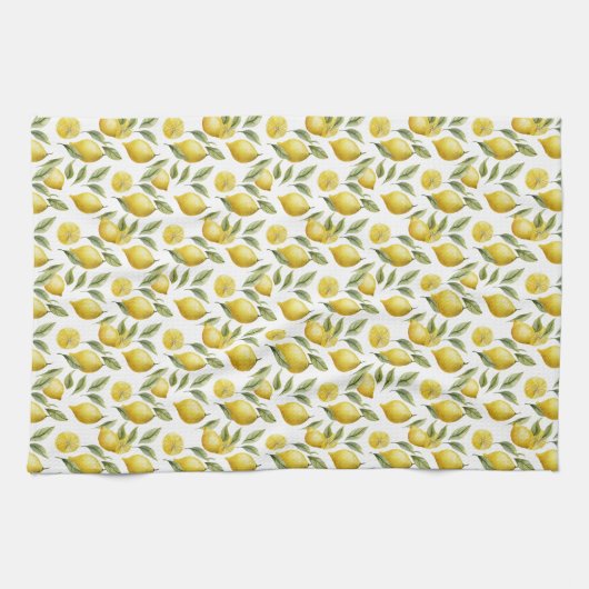 Citrus Lemon Limoen Theedoek (Horizontaal)