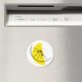 Citrus Lemon magnet ronde (Insitu (Vaatwasser))