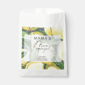 Citrus Lemon - Mama's belangrijkste squeeze baby s Bedankzakje (Voorkant)
