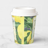 Citrus Lemon - Mama's belangrijkste squeeze baby s Papieren Bekers (Rechts)