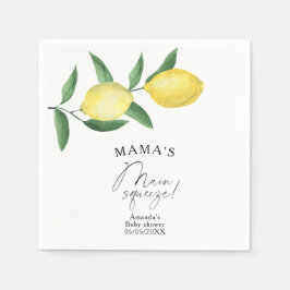 Citrus Lemon - Mama's belangrijkste squeeze baby s Servet