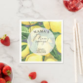 Citrus Lemon - Mama's belangrijkste squeeze baby s Servet (Insitu)
