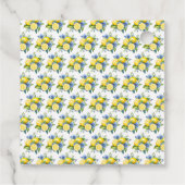 Citrus Lemon Mediterranean Baby Showe Bedankjes Labels (Achterkant)